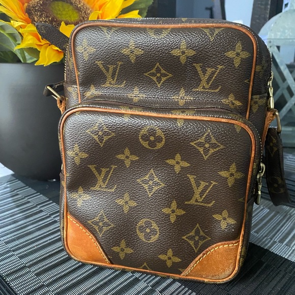 Authentic LV Amazone Monogram Leather Crossbody - Picture 6 of 8